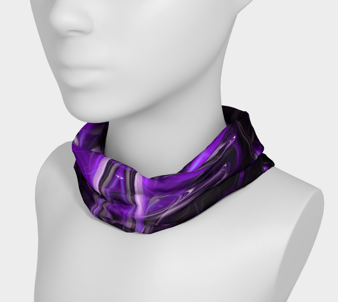 PURPLE ALIEN NECK GAITER