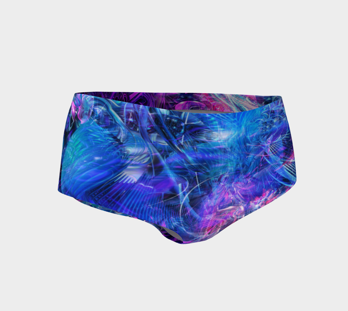 SPACIAL RECOGNITION BOOTY SHORTS