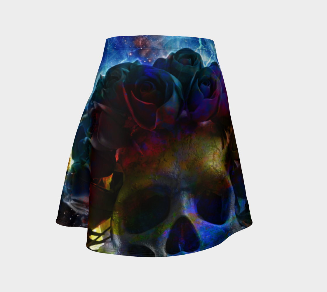 LADY WITH ROSES FLARE SKIRT