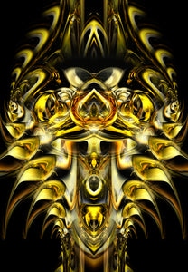 GOLDEN ALIEN PRINTS