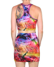 PSYCHEDELIC CIRCUS RACERBACK CROP