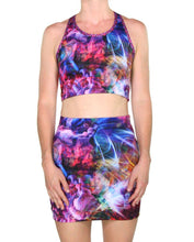 PSYCHEDELIC CIRCUS RACERBACK CROP