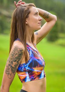 GALACTIC SPHINX RACERBACK CROP