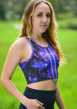PURPLE ALIEN RACERBACK CROP