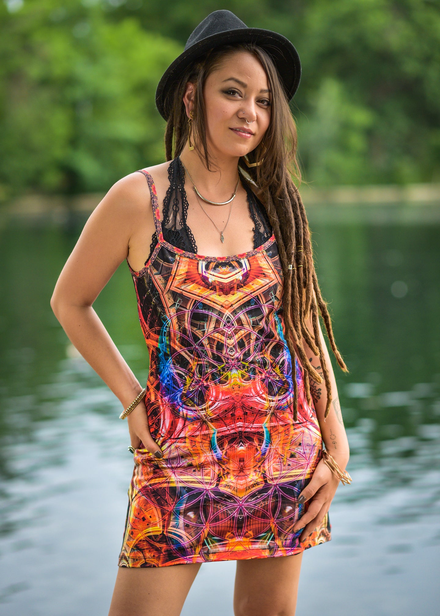 Birth of a Scarab Mini Dress