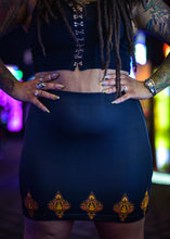 GOLDEN AMULET MINI SKIRT