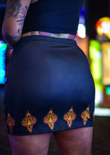 GOLDEN AMULET MINI SKIRT