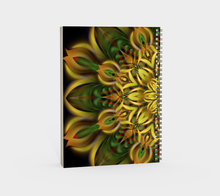 ALIEN SUNFLOWER SPIRAL NOTEBOOK