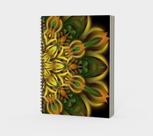 ALIEN SUNFLOWER SPIRAL NOTEBOOK