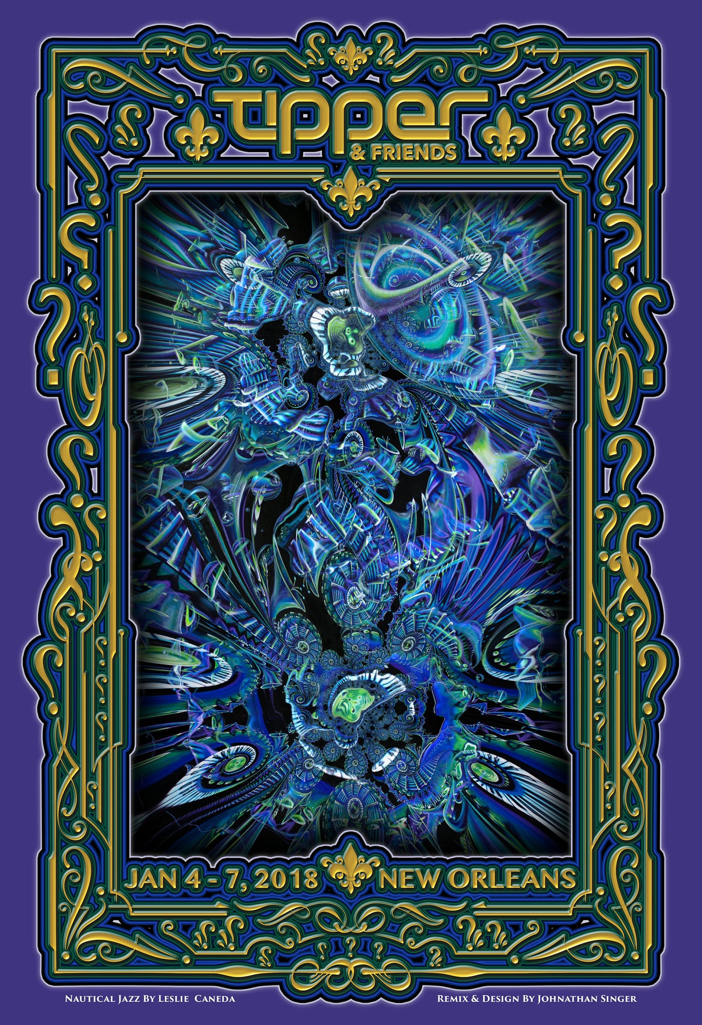 2018 NOLA 4 NIGHT RUN 2ND EDITION POSTER